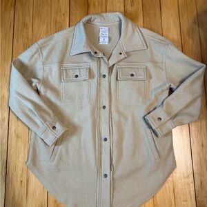 Women's Beige Fleece Jacket